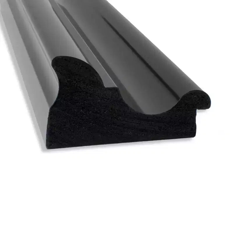 20"x54" Full Length Over-the-Door Mirror with Colonial Black Frame