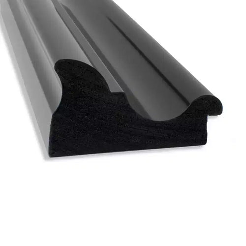 20"x54" Full Length Over-the-Door Mirror with Colonial Black Frame