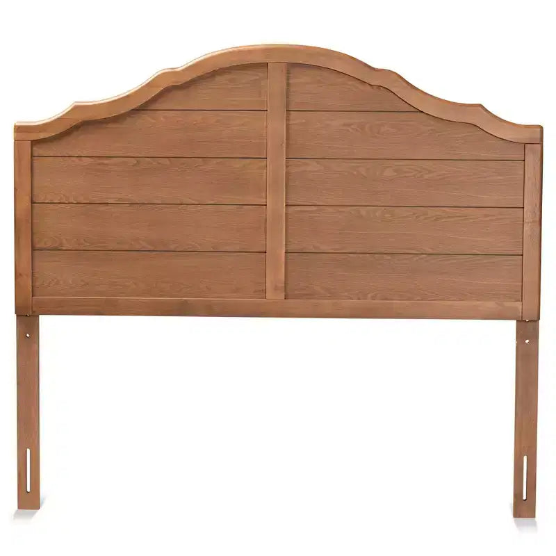 Full Size Vintage Farmhouse Arched Headboard in Ash Walnut