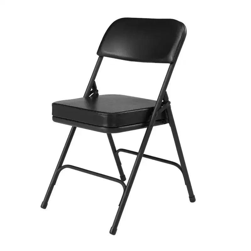 Set of 2 Premium Vinyl Padded Folding Chairs