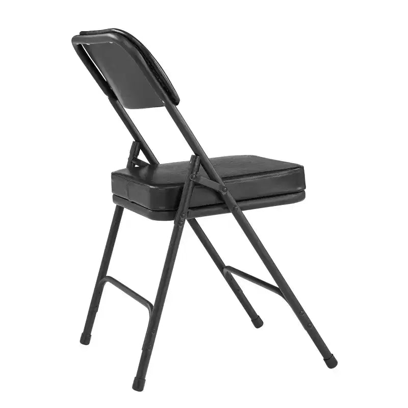 Set of 2 Premium Vinyl Padded Folding Chairs