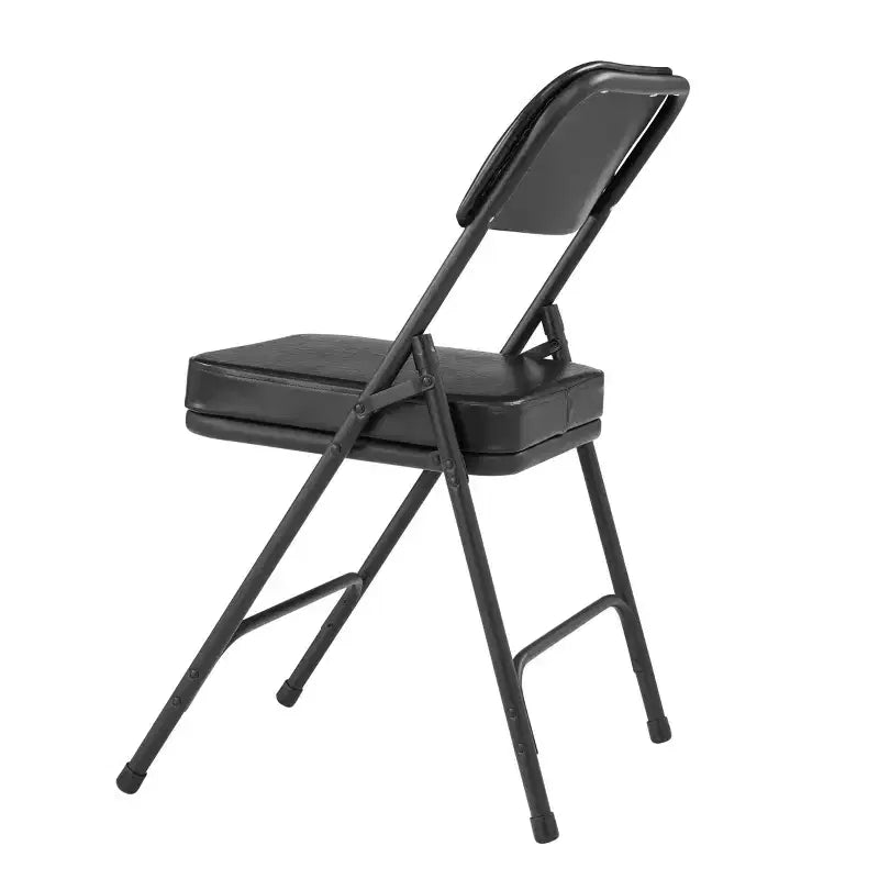 Set of 2 Premium Vinyl Padded Folding Chairs