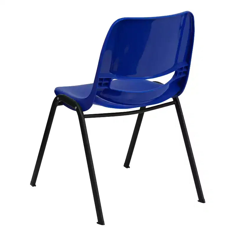 880 lb Capacity Ergonomic Shell Stack Chair with Metal Frame
