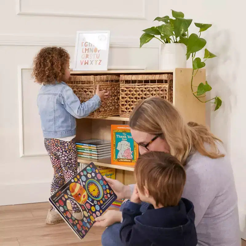36" Wooden Classic Bookcase with 3 Adjustable Shelves