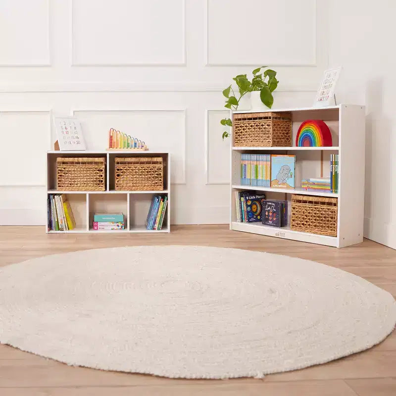 36" Wooden Classic Bookcase with 3 Adjustable Shelves