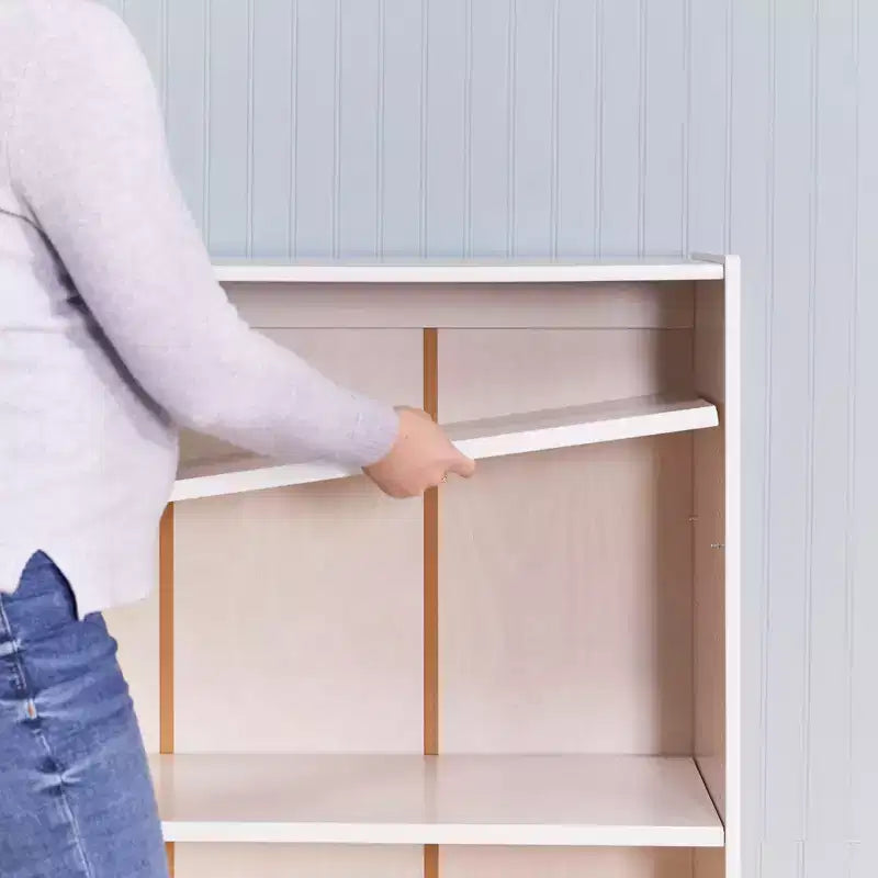 36" Wooden Classic Bookcase with 3 Adjustable Shelves