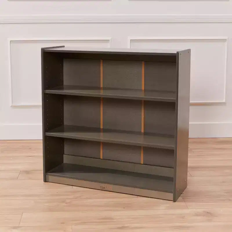 36" Wooden Classic Bookcase with 3 Adjustable Shelves
