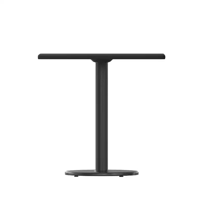 30" Square Laminate Dining Table with 18" Round Cast Iron Base