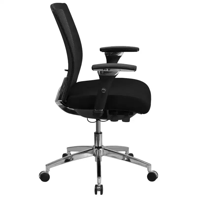 24/7 Ergonomic Office Chair with Seat Slider & Adjustable Lumbar, 300 lb Rated