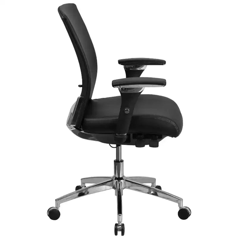 24/7 Ergonomic Office Chair with Seat Slider & Adjustable Lumbar, 300 lb Rated