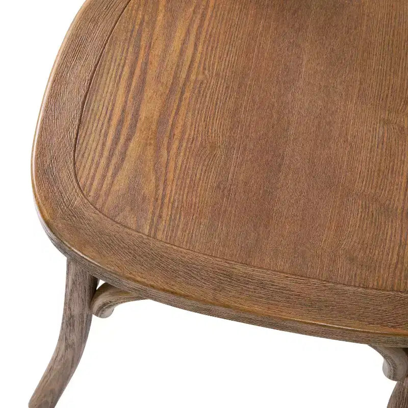 2-Pack X-Back Dining Chair in Driftwood Finish