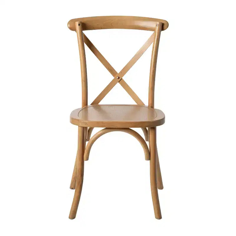2-Pack X-Back Dining Chair in Driftwood Finish