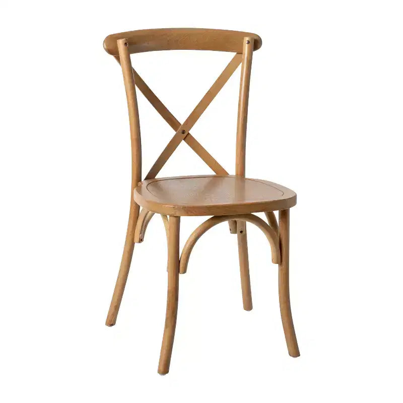 2-Pack X-Back Dining Chair in Driftwood Finish