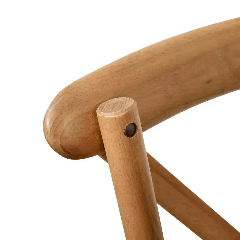 2-Pack X-Back Dining Chair in Driftwood Finish