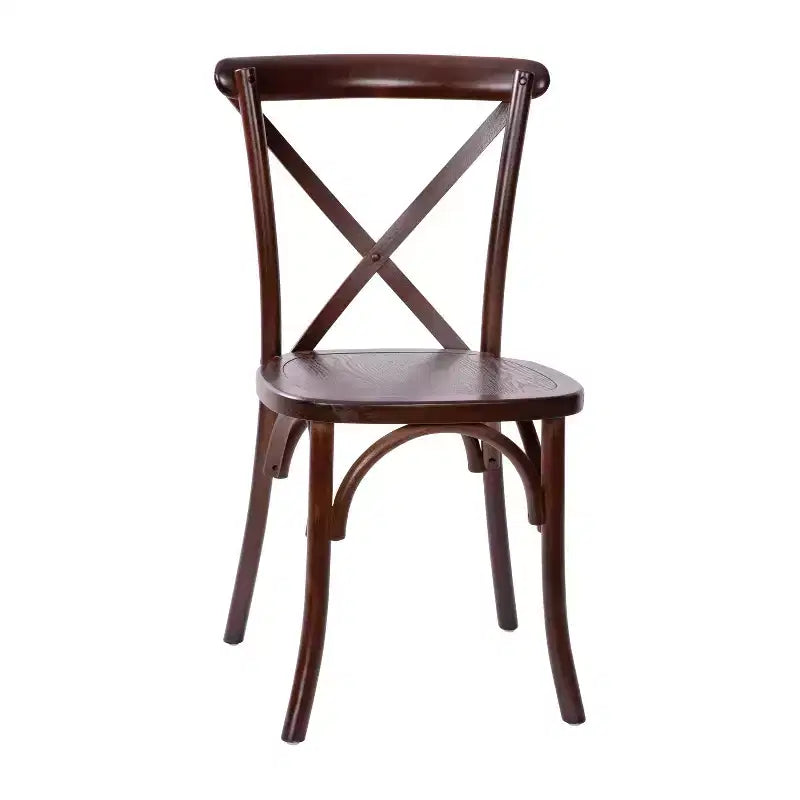 2-Pack X-Back Dining Chair in Driftwood Finish