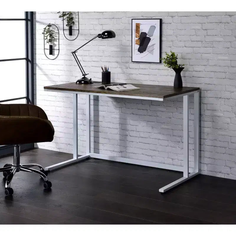 Writing Desk with Built-In USB Port