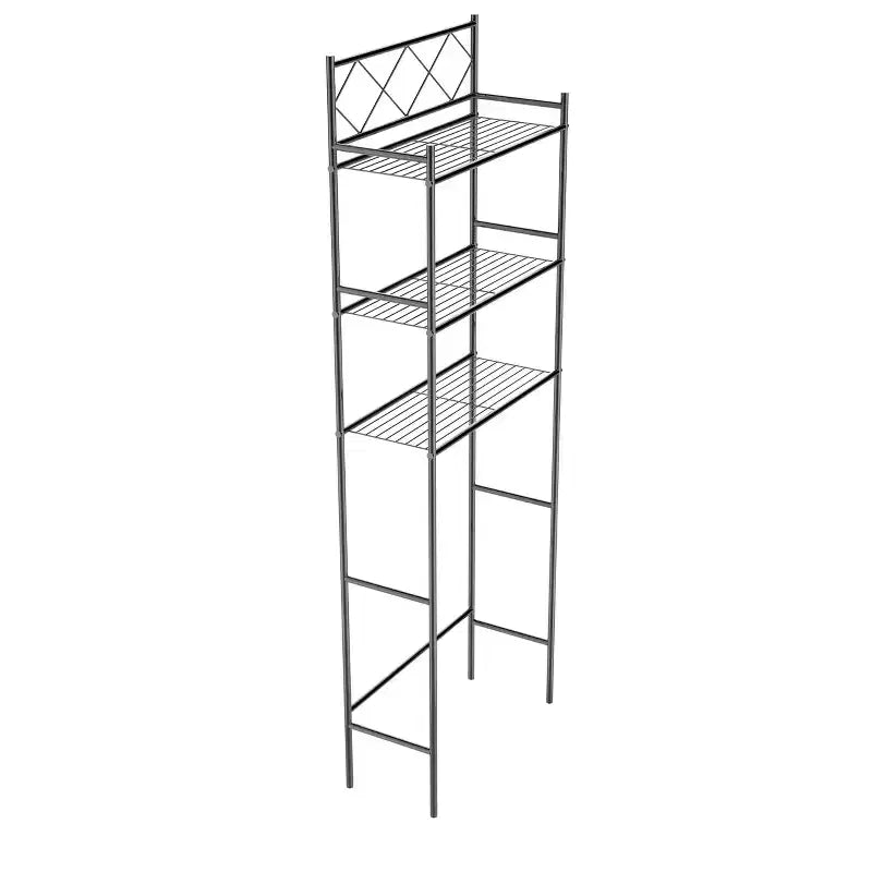 Metal Over-the-Toilet Space Saver Organizer with 3 Shelves