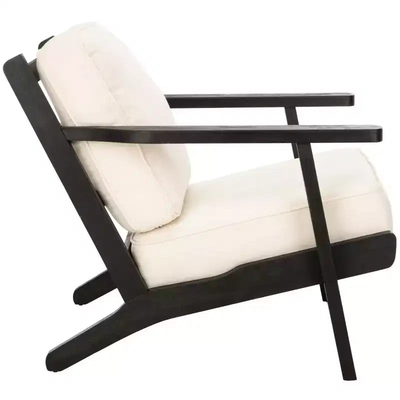Mid Century Accent Chair - ACH4501 - Bone/Black