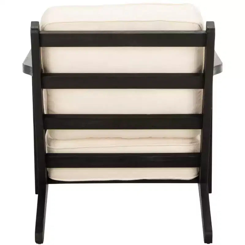 Mid Century Accent Chair - ACH4501 - Bone/Black