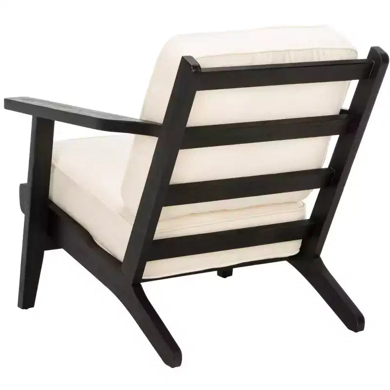 Mid Century Accent Chair - ACH4501 - Bone/Black