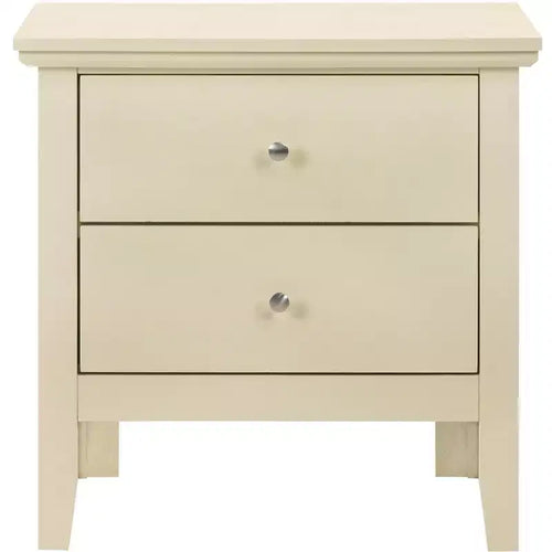 Passion Furniture Primo 2-Drawer Nightstand (24 in. H x 19 in. W x 15.5 in. D)