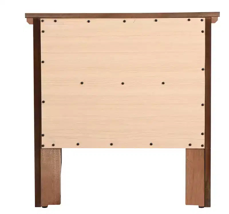 2-Drawer Nightstand with Round Nickel Handles