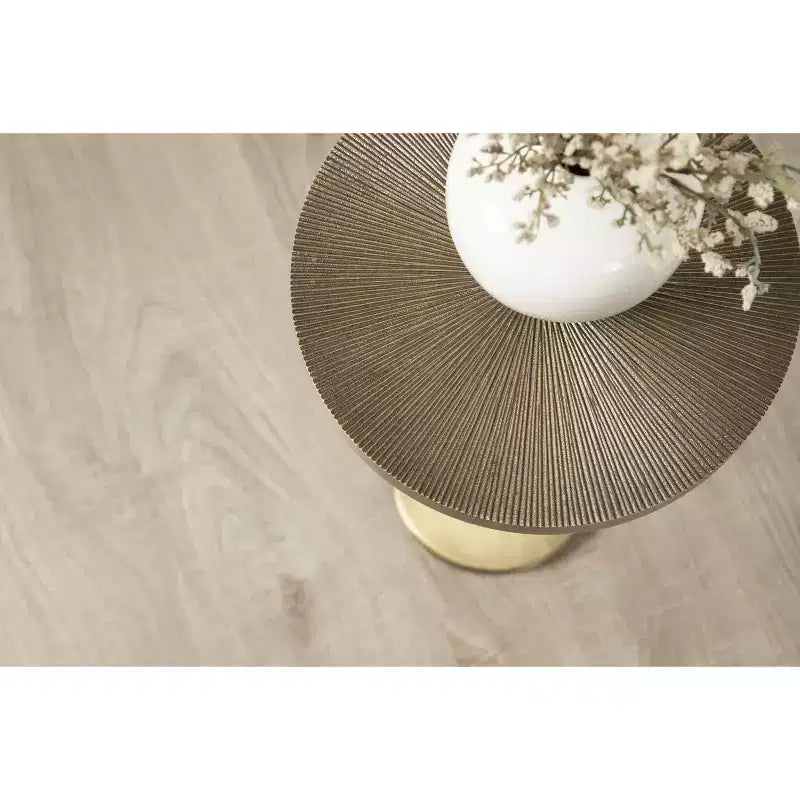 Adjustable Height Metal Drink Table & Plant Stand with Sunburst Pattern